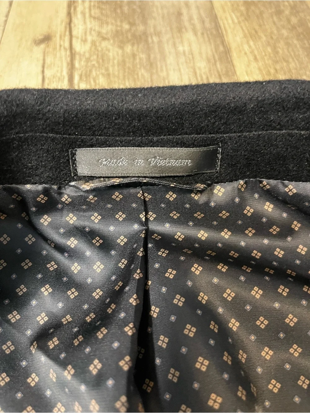 NWT Lauren Ralph Lauren Lacrosse Blazer Wool Cashmere Silk 46R Black
